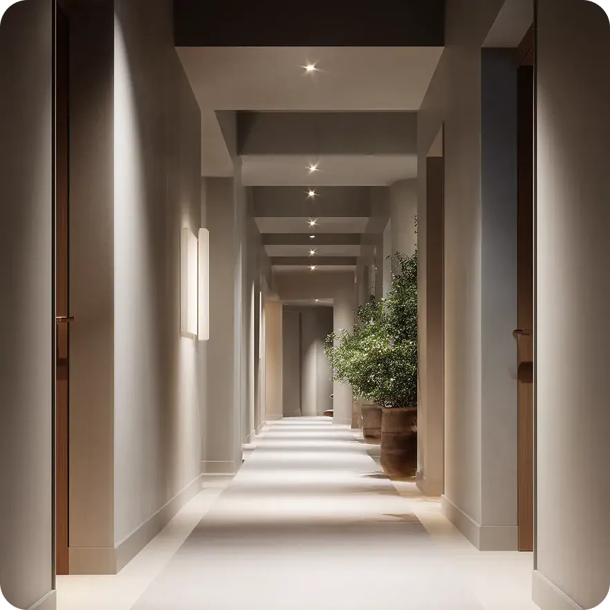 Copropriété moderne lumineuse et propre